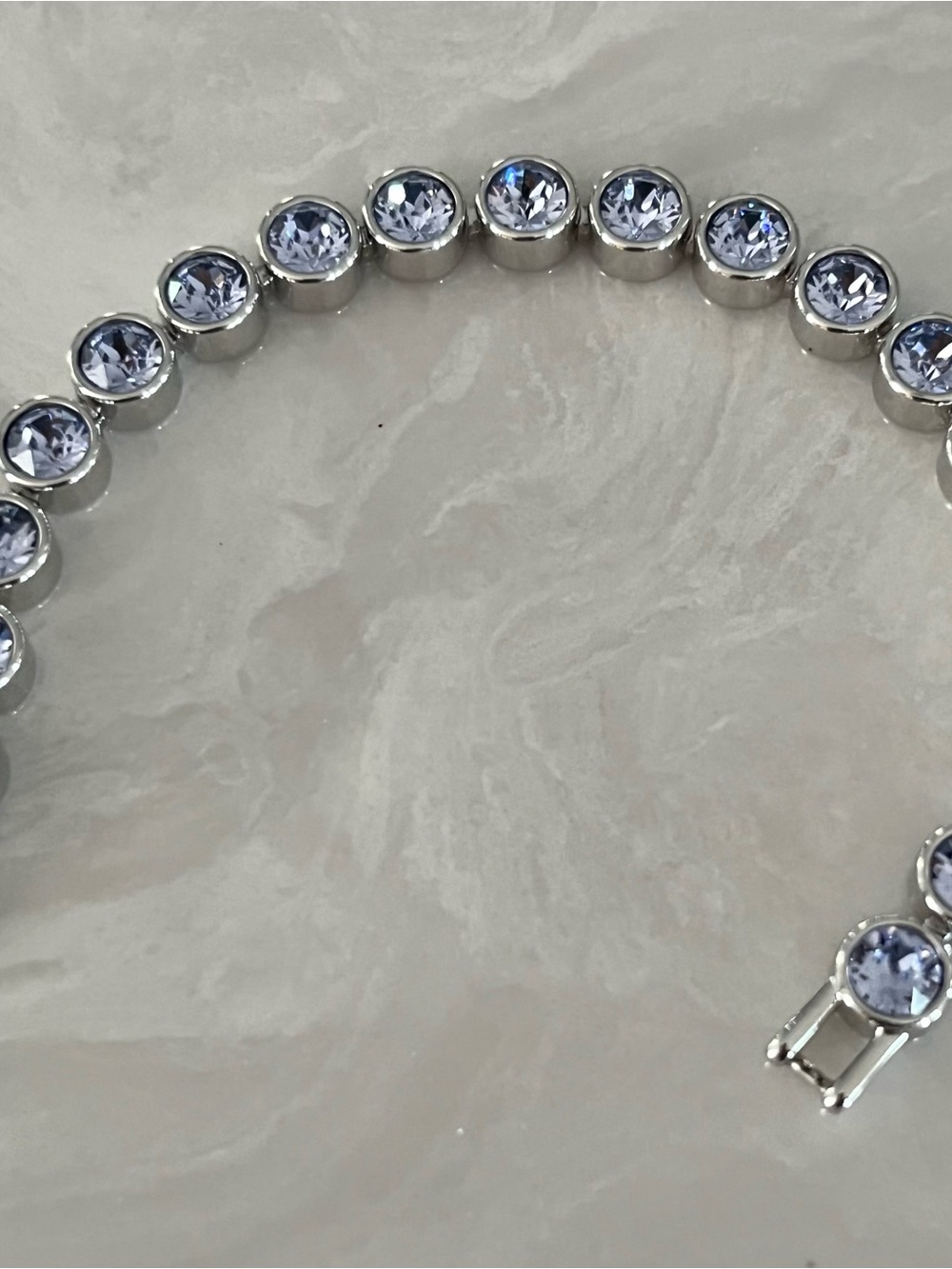 💜 Sought After💜Touchstone Crystal VIOLET Ice Bracelet NWOT💜 - Picture 4 of 6